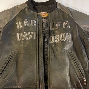 Harley Davidson XL mens leather jacket 100 year anniversary edition